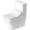 Duravit Two-Piece toilet DuraStyle white siphon jet elongated HET HYG 2160012000 - alternate 3